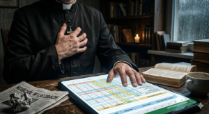 Read more about the article Mężczyzna przy ołtarzu. O tym, co zostaje, gdy milknie kadzidło