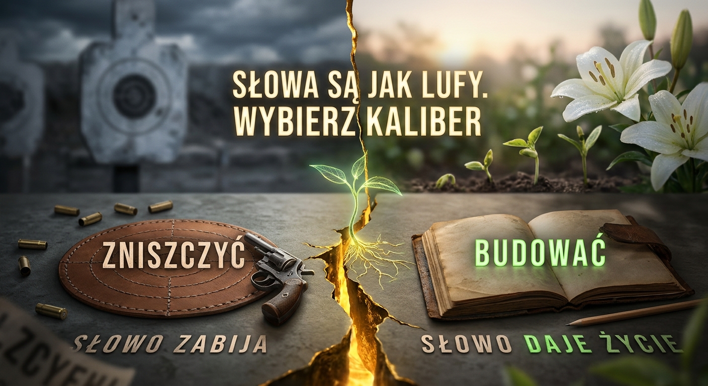 You are currently viewing Kaliber Twoich ust. O tym, jak zabijasz i dajesz życie, nie używając broni.